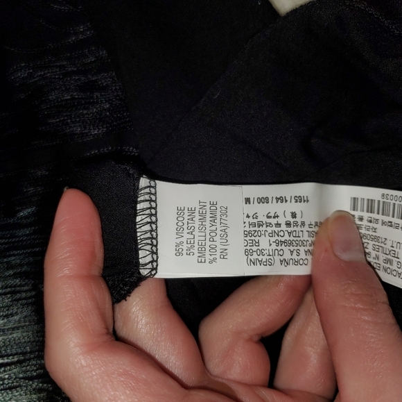 Zara Ombre Fringe One Shoulder dress - Picture 4 of 10